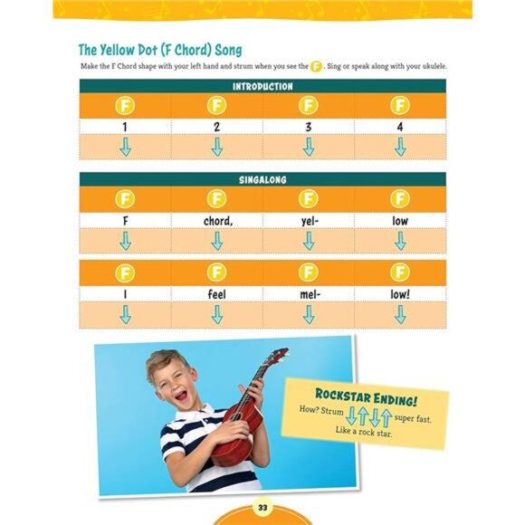 Kids' Guide to Learning the Ukulele: 24 Songs to Learn and Play (Happy Fox Book) - Picture 4 of 8